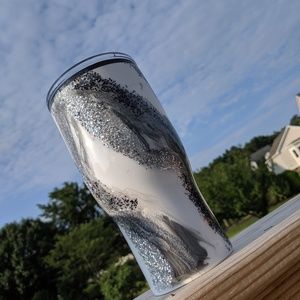 Silver Marble tumbler